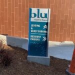 Monument Sign Blu Laguna Multifamily Housing