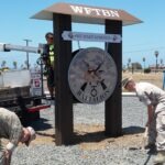 Monument Sign USMC