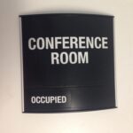 ADA Conference Room Sign with Slider