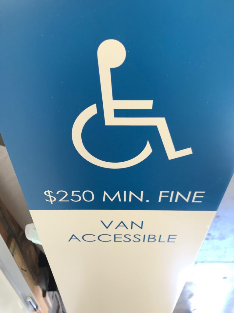 ADA Parking Sign