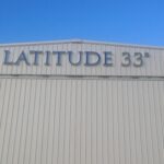 Channel letters - Latitude 33 on Hanger