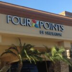 Channel letters Four Points Hotel