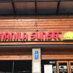 Restaurant Channel letters Manila Sunset