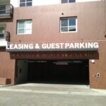 Fabricated Letters for Parking Garage