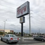 Pylon Signs Frys - sign installed