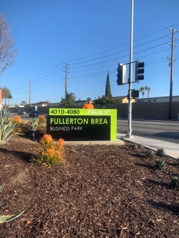 Monument Sign - Fullerton Brea Business Park