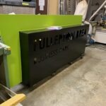 Monument Sign in production