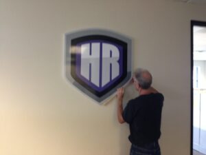 Installing a Lobby Sign