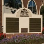 Monument Sign for liberty Center