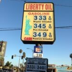 Monument Sign Liberty Oil