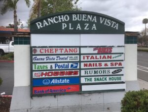 Monument Sign with Tenant Panels