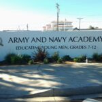 Monument Sign Army and Navy Academy